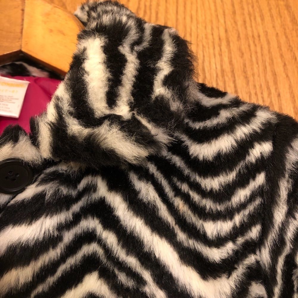 Gymboree Zebra Print Jacket Size M - Picture 2 of 5